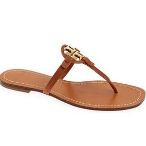 Tory Burch Mini Miller Leather Thong Sandal size 8.5